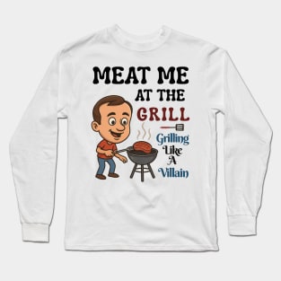 Steak Grilling Long Sleeve T-Shirt